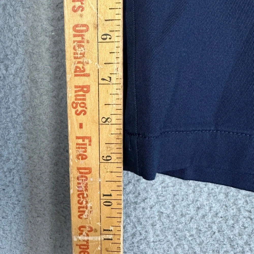 NEW J Crew Shorts Mens 31X9 Navy Blue Khaki Chino Stretch Flat Front Pockets